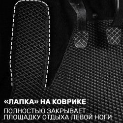 2D коврики EVA Honda N-WGN II, правый руль (2019-2022)
