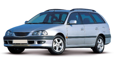 2D коврики EVA в салон и багажник на Toyota Caldina T21x 4WD, правый руль (1997-2002)