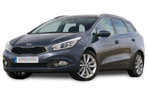 2D коврики EVA в салон и багажник  на Kia Ceed II (JD) универсал (2012-2018)