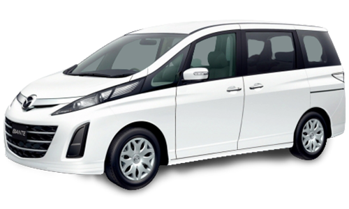 2D коврики EVA в салон и багажник  на Mazda Biante, правый руль (2008-2018)