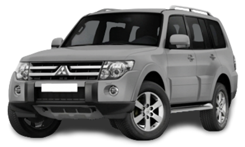 2D коврики EVA в салон и багажник на Mitsubishi Pajero IV 5D 7 мест (2006-н.в.)