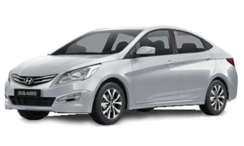 3D коврики EVA с бортами в салон на Hyundai Solaris I седан, хэтчбек (2010-2017)