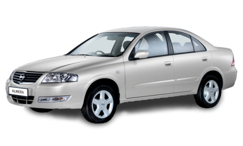 3D коврики EVA с бортами в салон на Nissan Almera Classic (2006-2013)