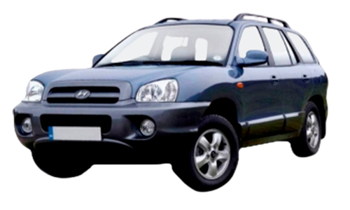 3D коврики EVA с бортами в салон на Hyundai Santa Fe I Classic (2007-2013)