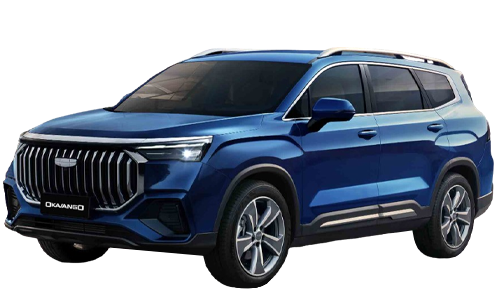 3D коврики EVA с бортами в салон  на Geely Okavango 7 мест (2020-н.в)