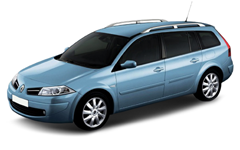 2D коврики EVA в салон и багажник  на Renault Megane II универсал (2002-2009)