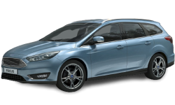 2D коврики EVA в салон и багажник на Ford Focus III универсал рестайлинг (2014-2019)