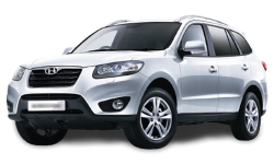 2D коврики EVA в салон и багажник на Hyundai Santa Fe II рестайлинг (2009-2012)