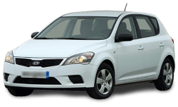 2D коврики EVA в салон и багажник  на Kia Ceed I рестайлинг (ED FL) хэтчбек (2010-2012)