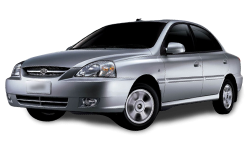 2D коврики EVA в салон и багажник  на Kia Rio I седан (1999-2005)