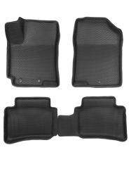 3D коврики EVA с бортами в салон на Hyundai Solaris I седан, хэтчбек (2010-2017)
