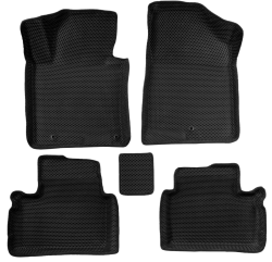 3D коврики EVA с бортами в салон  на Kia Ceed II (JD) хэтчбек, универсал (2012-2018)